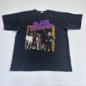 VTG 90s Black Sabbath Sabotage Tour Shirt Ozzy Osbourne XL Cronies Tag USA Made